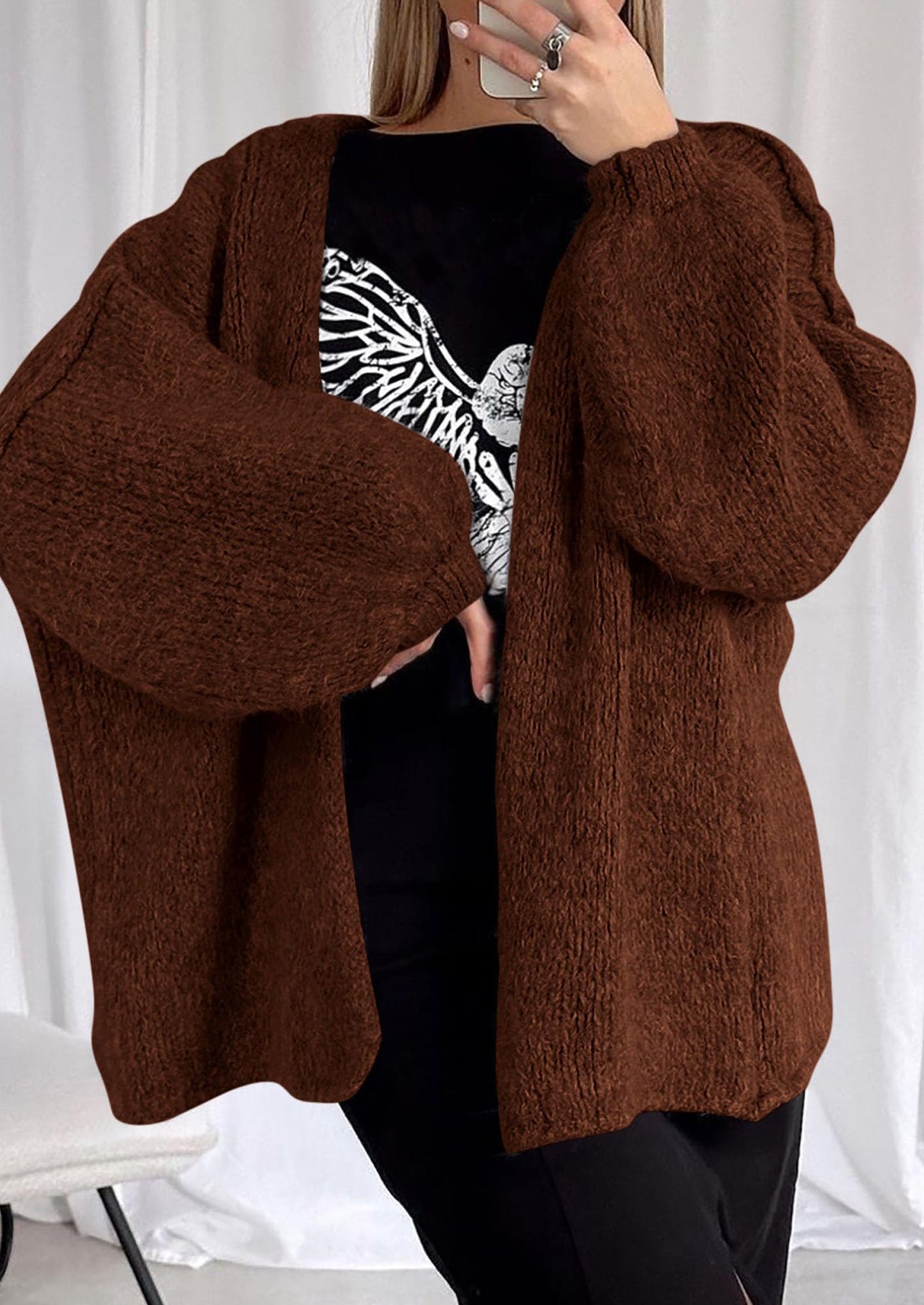 Aura Universe Women's Fall Cardigan Sweater