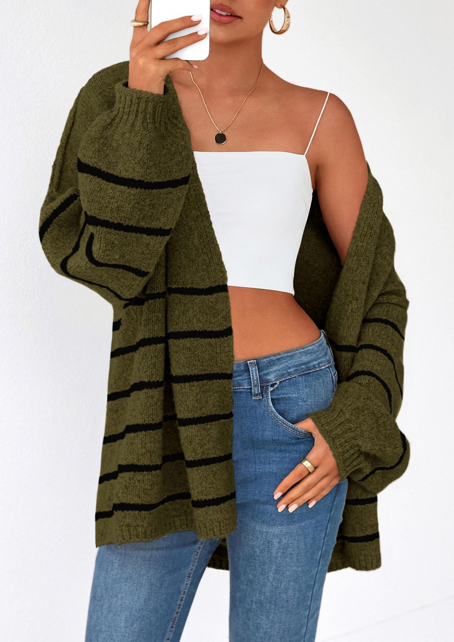 Aura Universe Women's Fall Cardigan Sweater