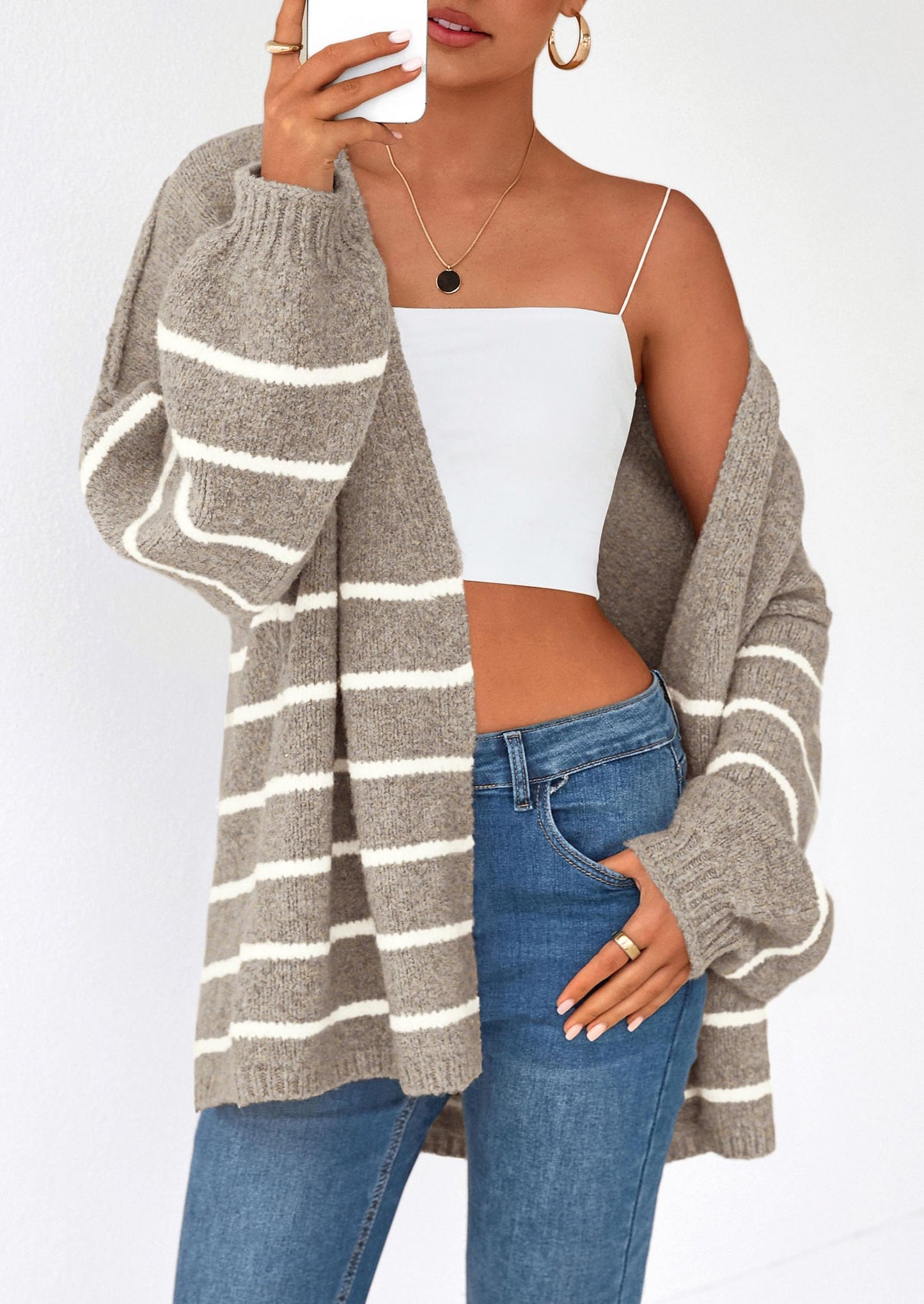 Aura Universe Women's Fall Cardigan Sweater