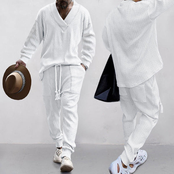 Cozy V-Neck Lounge Set